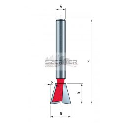 FR Pr fecskefark maró 15,88(D)x22,2x54,2 lapba, kézi