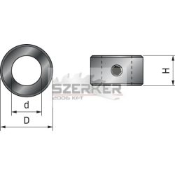 FR rögzítő gyűrű 12x4x6,05