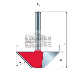   FR Pro szögmaró 15°   24(D)x14x46  Z2 csapágy nélküli, kézi