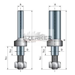   FR Pro befogó szár  7,94(D)x24,6x60,3 56-,58-hoz, csapágy nélküli, kézi
