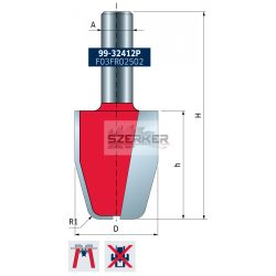 FR Pro felsőmaró D:31,8x41,3 R1:4,8