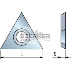 FR váltólapka 22,86x2,5   Z:3
