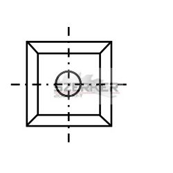 TG váltólapka 17x17x2 Z:4