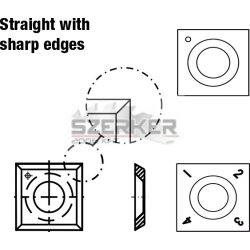 TG váltólapka 14,6x14,6x2,5 Z:4