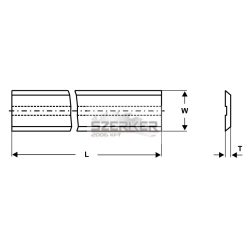 TG Bulldozer gyalukés 120x13,6x1,8 T10MG