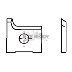 TG váltólapka 15x14,5x2 R:2