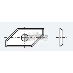 TG váltólapka 19,5x9x1,5 R:45F z:2