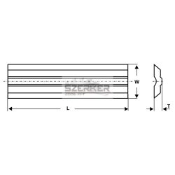 TG Variplan gyalukés 130x16x3,7 HSS stan